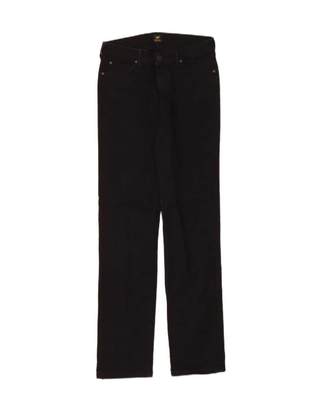 LEE Womens Marion Straight Jeans W29 L35 Black Cotton Vintage Lee and Second-Hand Lee from Messina Hembry 
