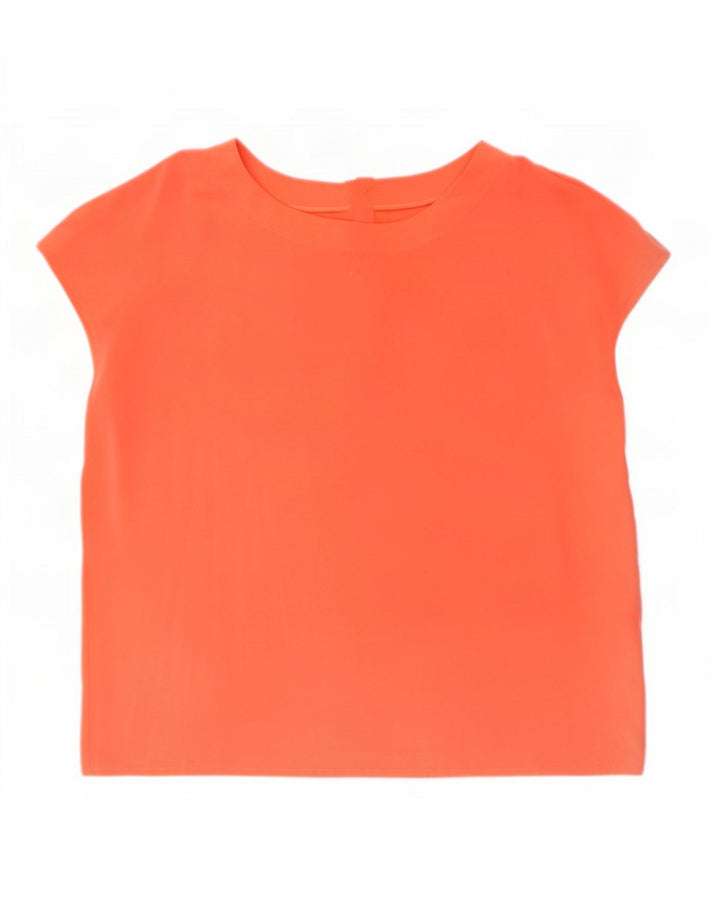 Bluzka damska Vintage Top UK 18 XL Pomarańczowa