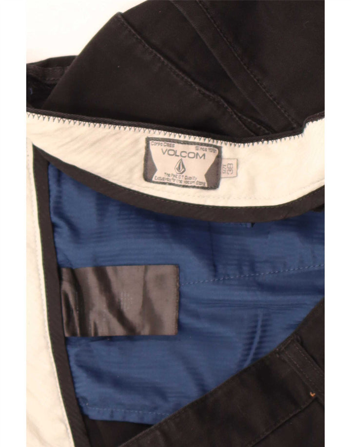 Męskie spodenki chino Volcom W38 XL, czarna bawełna
