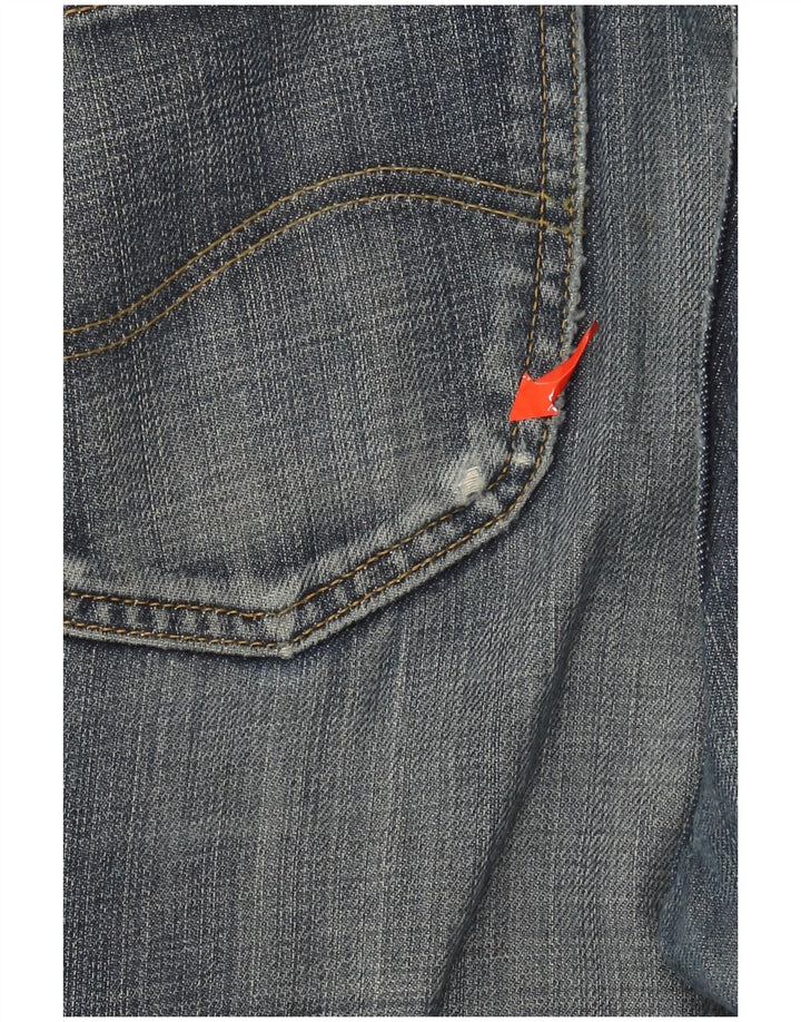 Męskie jeansy Lee REED Straight W38 L32, niebieskie, bawełniane