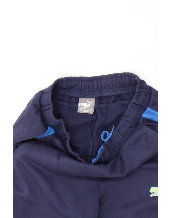 PUMA Mens Tracksuit Trousers Joggers Small  Navy Blue Vintage Puma and Second-Hand Puma from Messina Hembry 