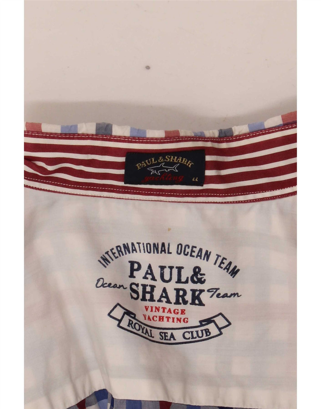 Męska koszula żeglarska Paul & Shark, rozmiar 44, XL, wielokolorowa kratka
