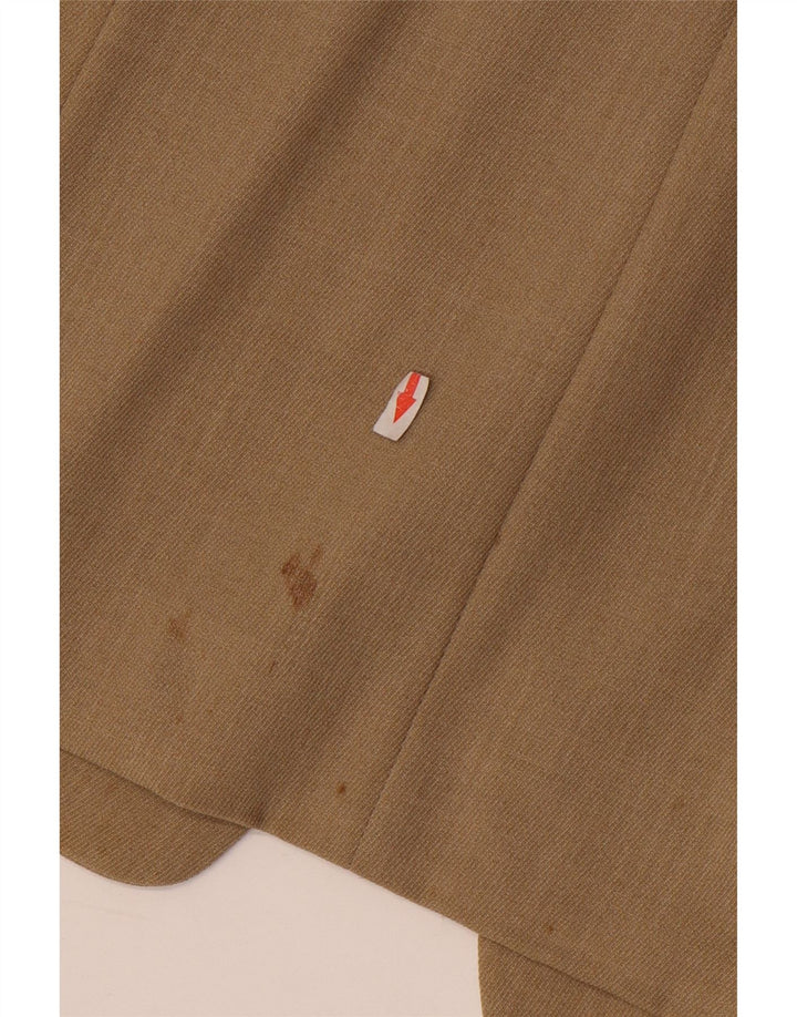 Damska marynarka Laura Biagiotti Riposte zapinana na 1 guzik IT 42 Średni Beż