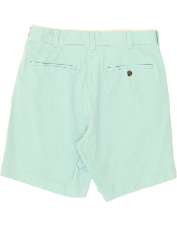 J. CREW Mens Mercantile Flex Chino Shorts W30 Medium Blue Cotton Vintage J. Crew and Second-Hand J. Crew from Messina Hembry 
