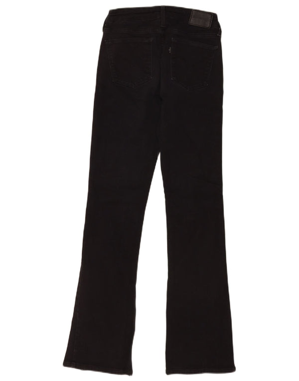Damskie dżinsy Levi's 715 Bootcut W26 L32 Czarna bawełna