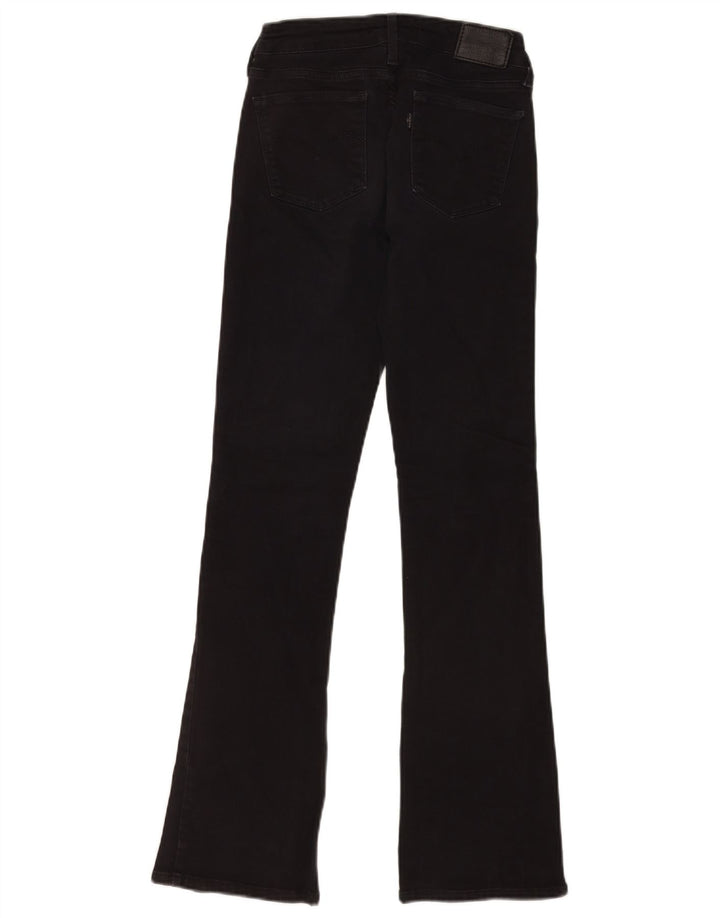 Damskie dżinsy Levi's 715 Bootcut W26 L32 Czarna bawełna