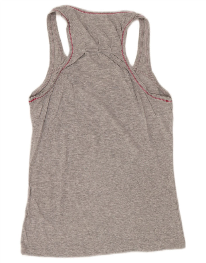 Damska kamizelka graficzna Adidas Top UK 12 Medium Grey Flecked