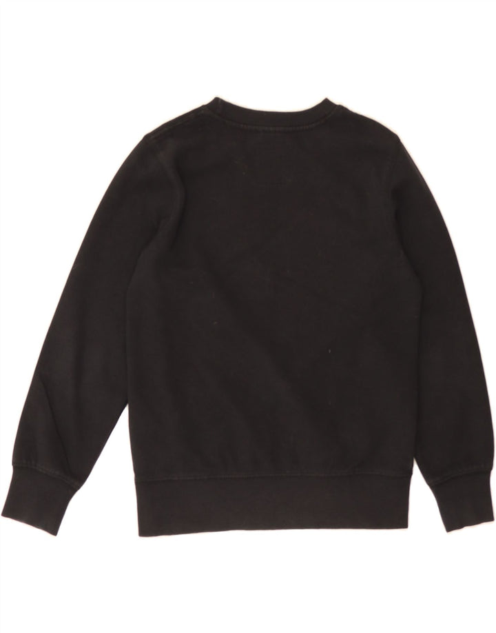 LEVI'S Boys Graphic Sweatshirt Jumper 9-10 Years Black Cotton Vintage Levi's and Second-Hand Levi's from Messina Hembry 