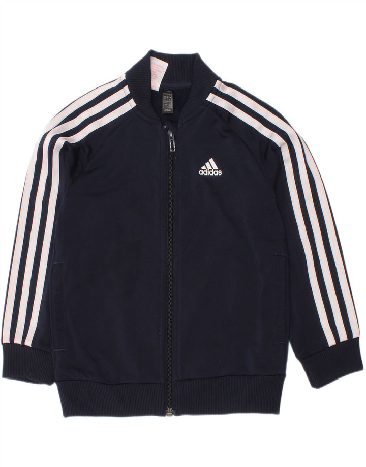 Kurtka chłopięca Adidas Dresowa Top 5-6 Lat Granatowa Poliester