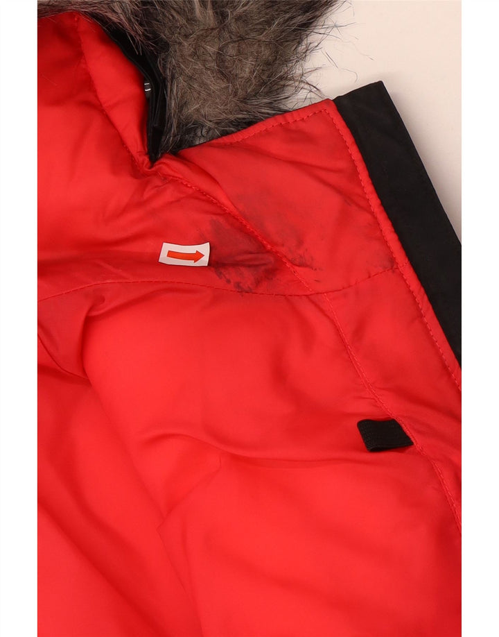 Damska wyściełana kurtka z kapturem Columbia UK 18 XL, czarny poliester