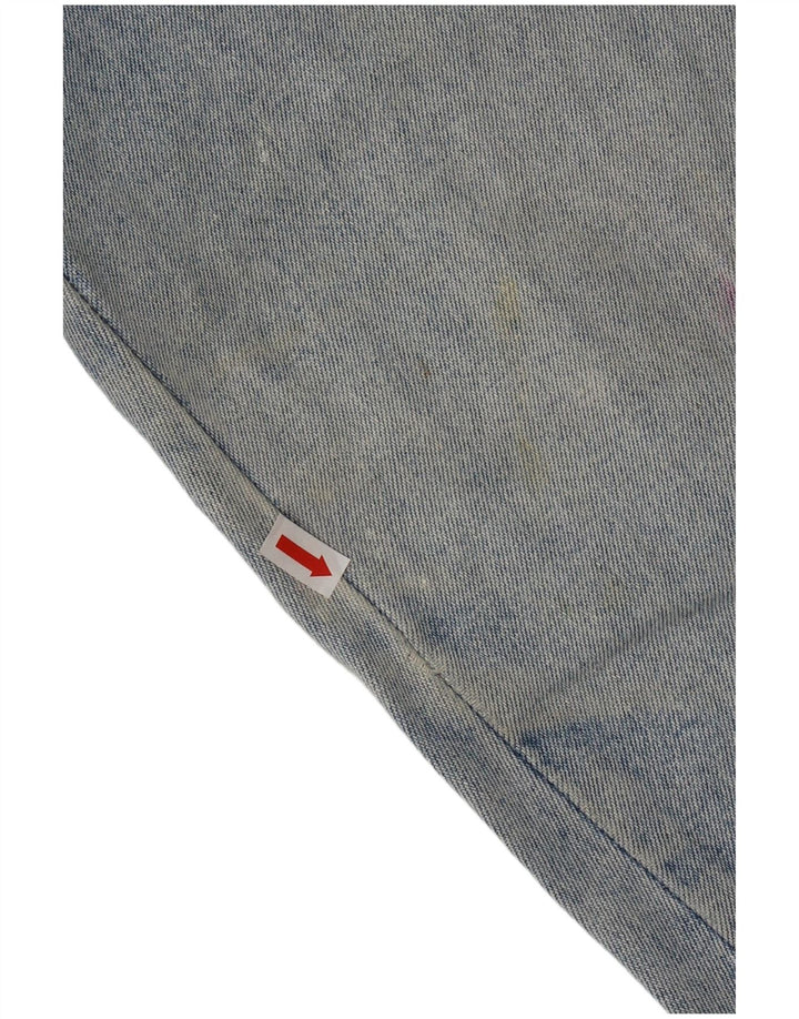 Damskie dżinsy z wysokim stanem Roccobarocco IT 45 Medium W31 L31 Niebieskie