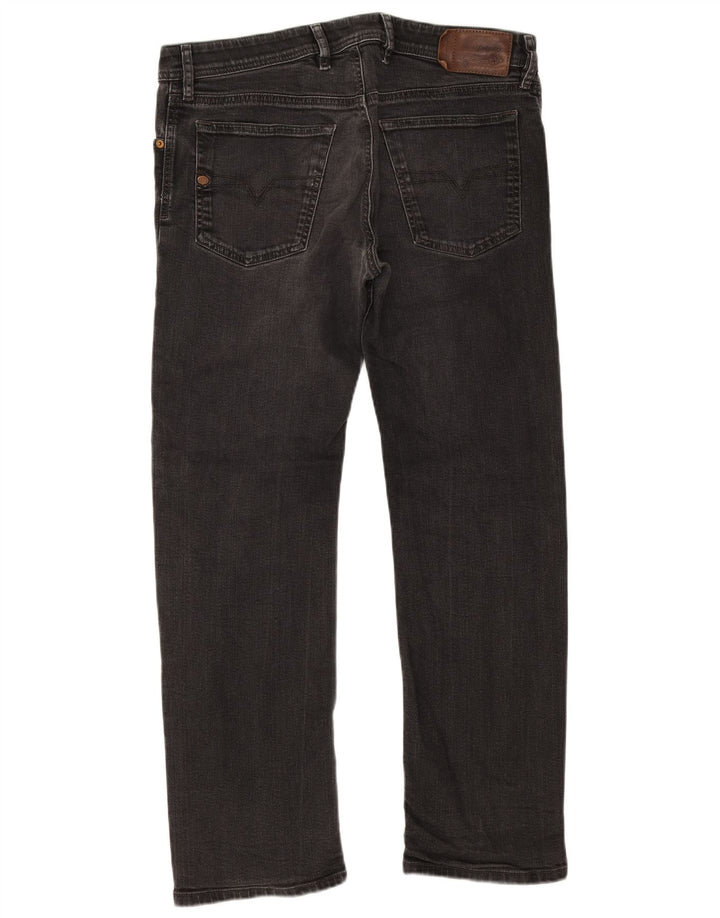 Diesel Męskie Waykee Regular Straight Jeans W32 L30 Szara bawełna