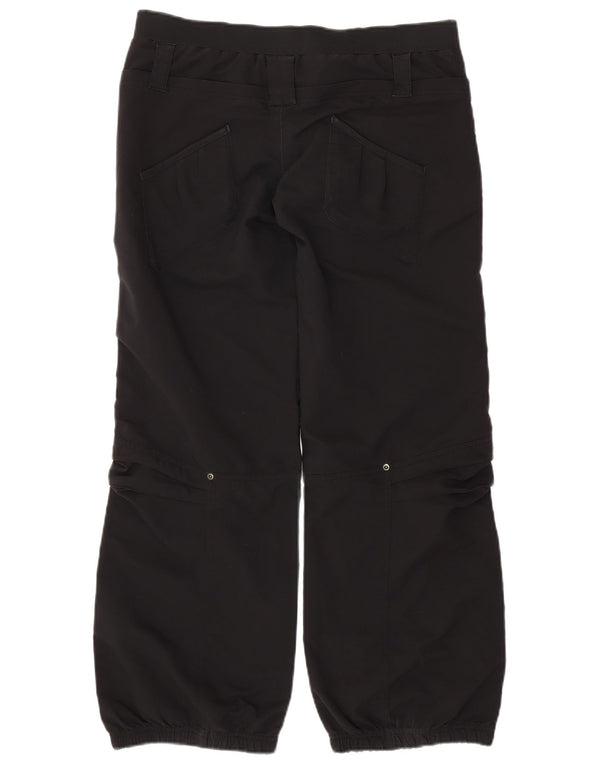 Damskie spodnie turystyczne NIKE Dri Fit Loose Fit UK 12 Medium W32 L31 Czarne