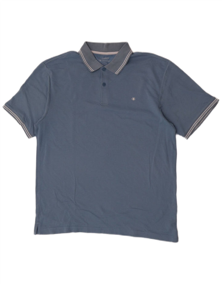 Męska koszulka polo Champion 2XL niebieska