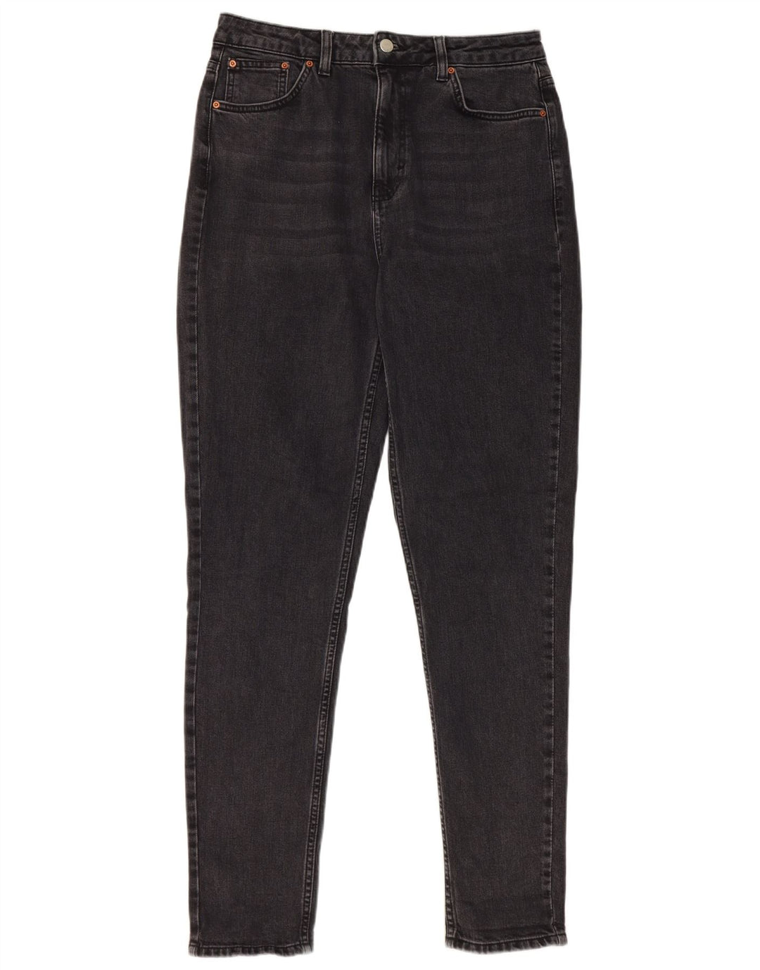 Damskie jeansy slim fit Topshop W32 L31 Czarne bawełniane