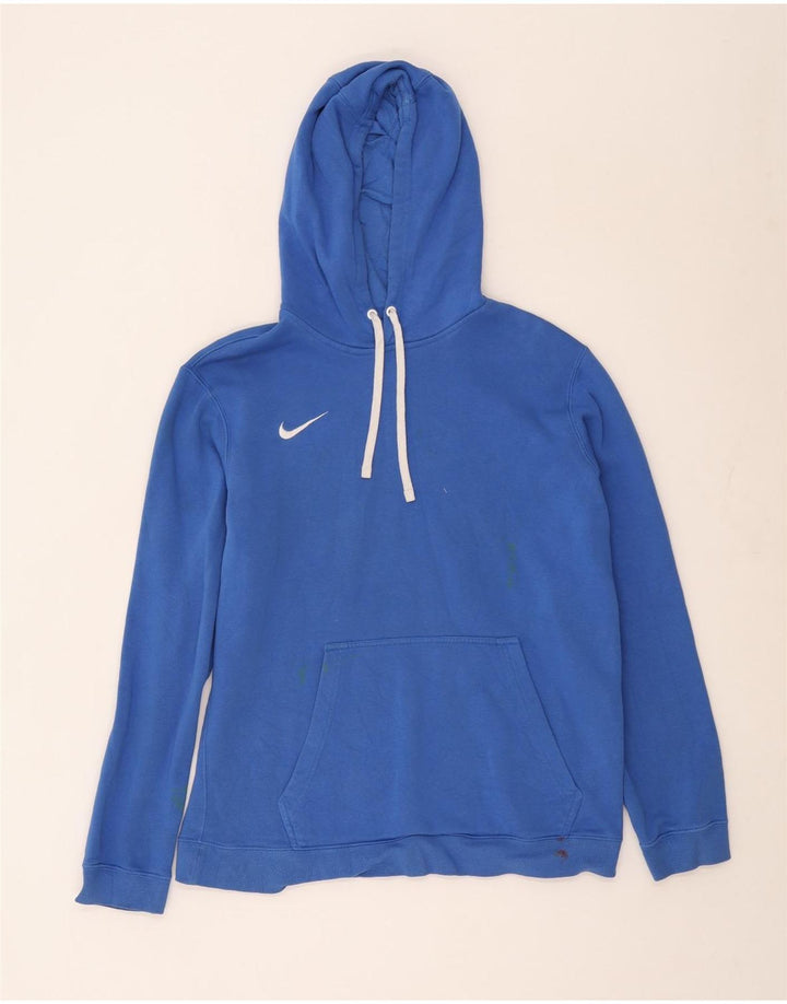 Męski sweter z kapturem Nike, duży, niebieski, bawełniany