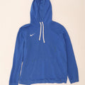 Męski sweter z kapturem Nike, duży, niebieski, bawełniany