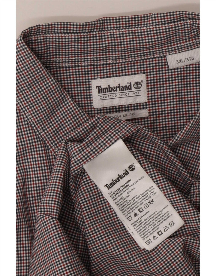 Koszula męska Timberland o regularnym kroju 3XL, wielokolorowa bawełniana kratka