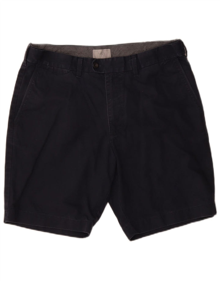 Męskie spodenki Chino Marks & Spencer W36, duże, granatowe, bawełniane
