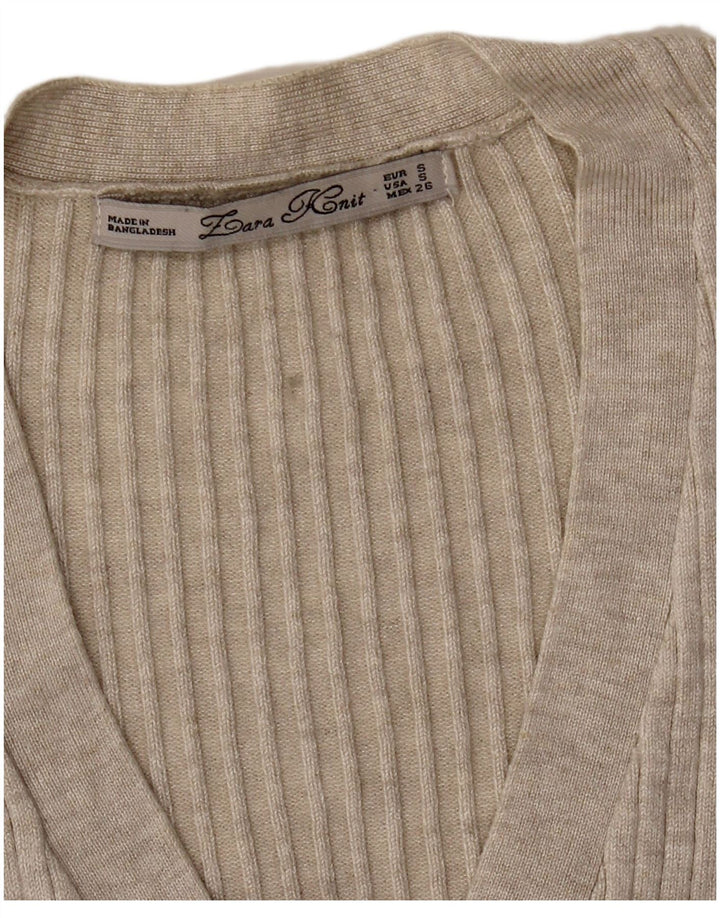 Sweter damski Zara Cardigan UK 8 Small Beige