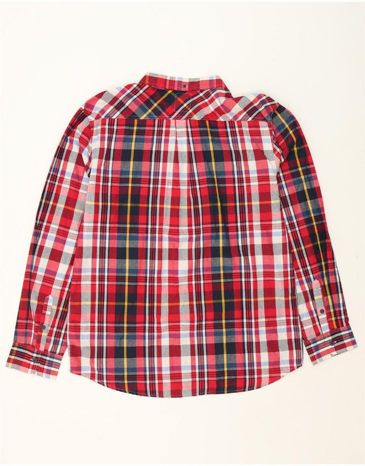 LEVI'S Mens Standard Fit Shirt 2XL Red Check Cotton Vintage Levi's and Second-Hand Levi's from Messina Hembry 