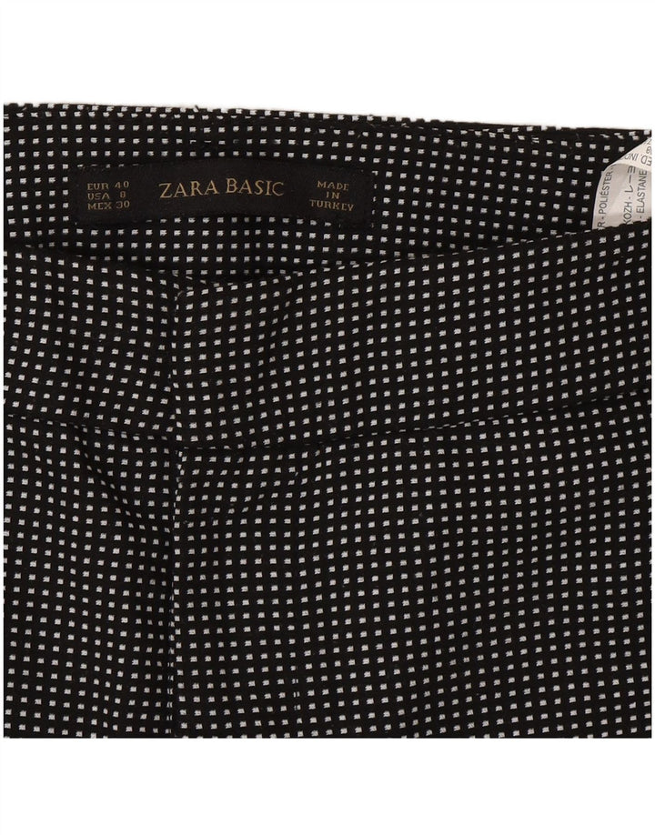 Spodnie damskie Zara Slim Chino EU 40 Medium W30 L27 Czarne cętki