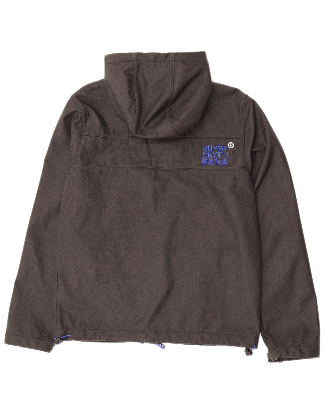 Męska wiatrówka Superdry Windtrekker Graphic UK 40, duża, szara
