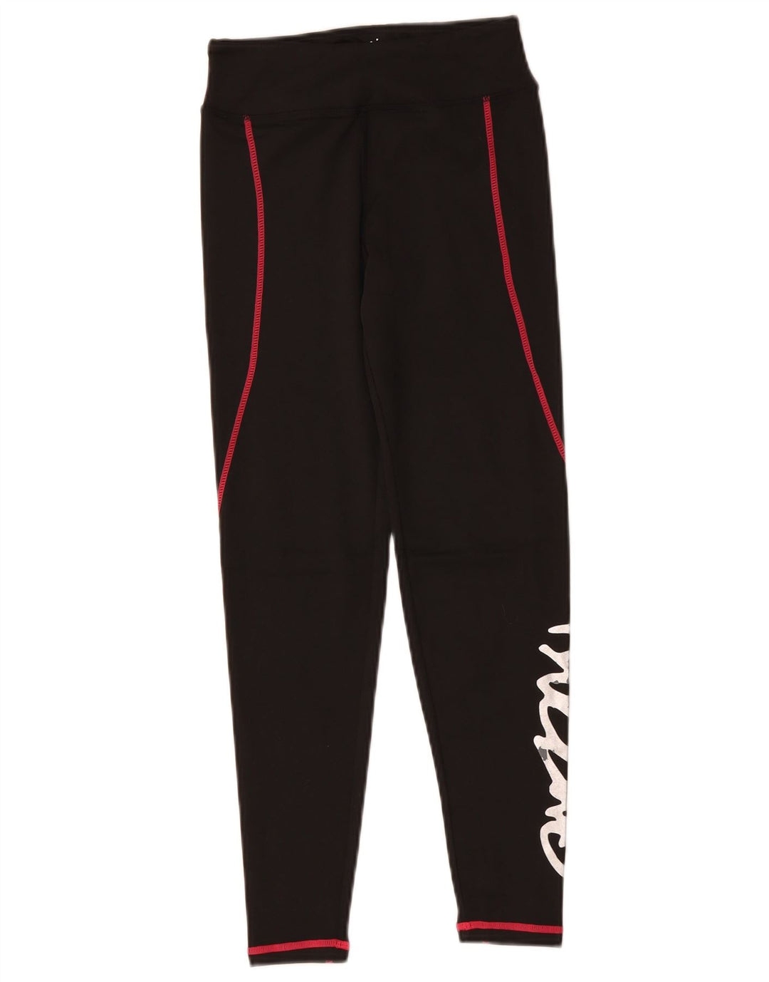 Legginsy dziewczęce MOSSIMO z grafiką 9-10 lat, czarne