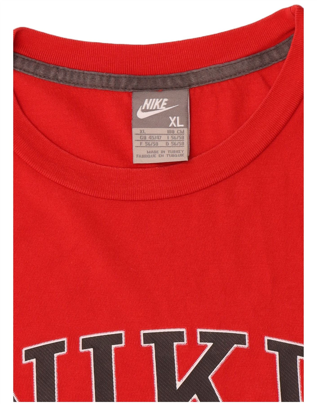 Męski T-shirt z grafiką Nike, XL, czerwony