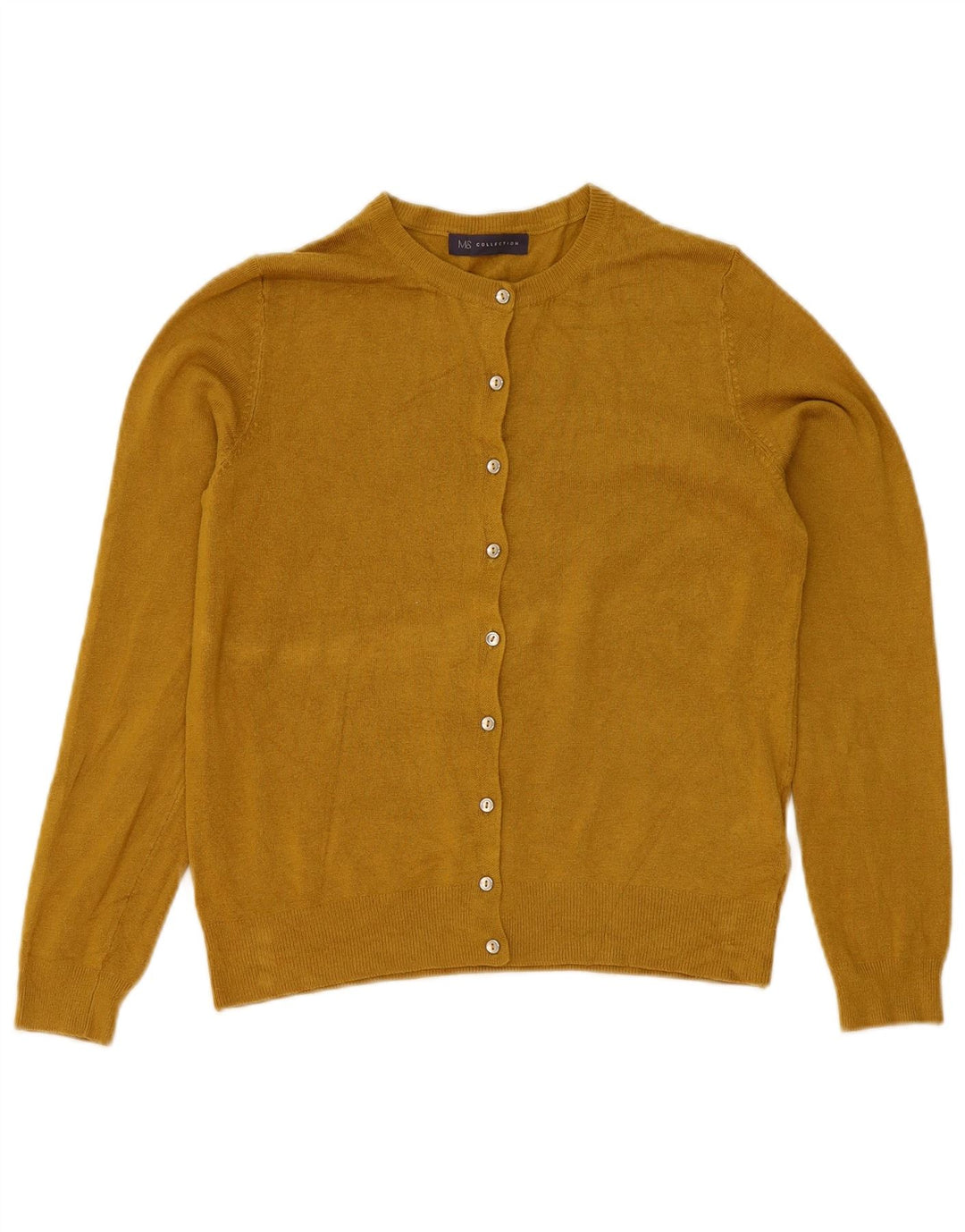 Sweter damski Marks & Spencer UK 12, średni żółty wiskoza
