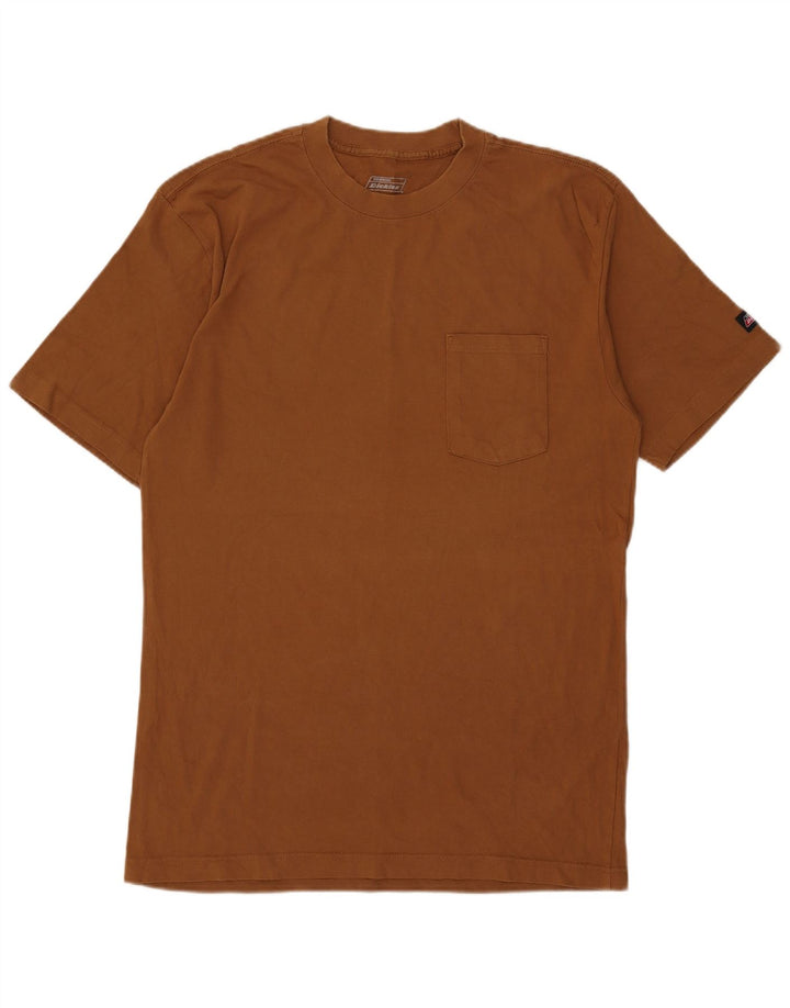 T-shirt męski Dickies, duży, brązowy, bawełniany