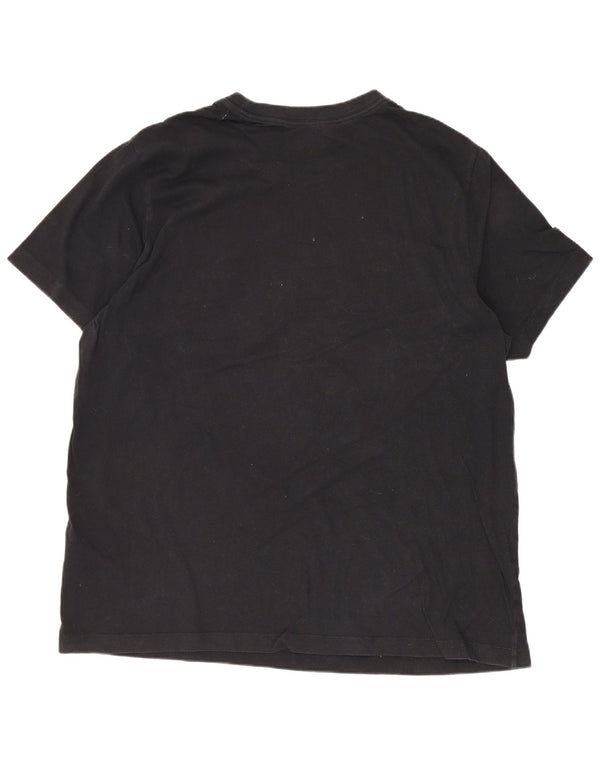 Męski T-shirt z grafiką Nike, XL, czarna, bawełniana