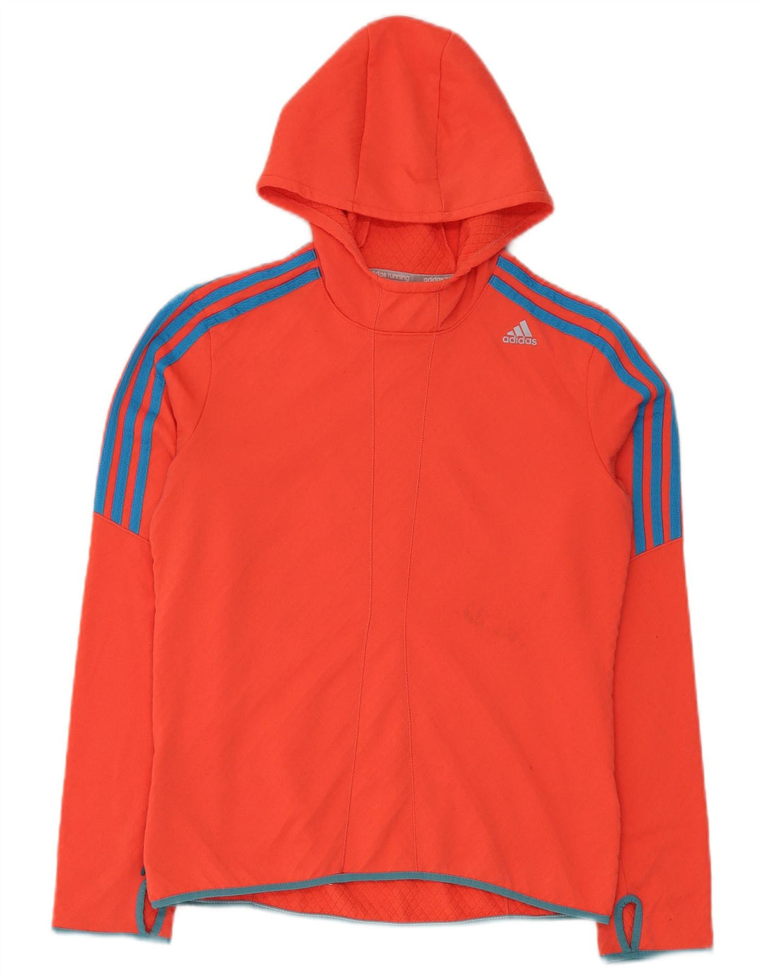 Damska bluza z kapturem Adidas UK 14 Średni czerwony poliester