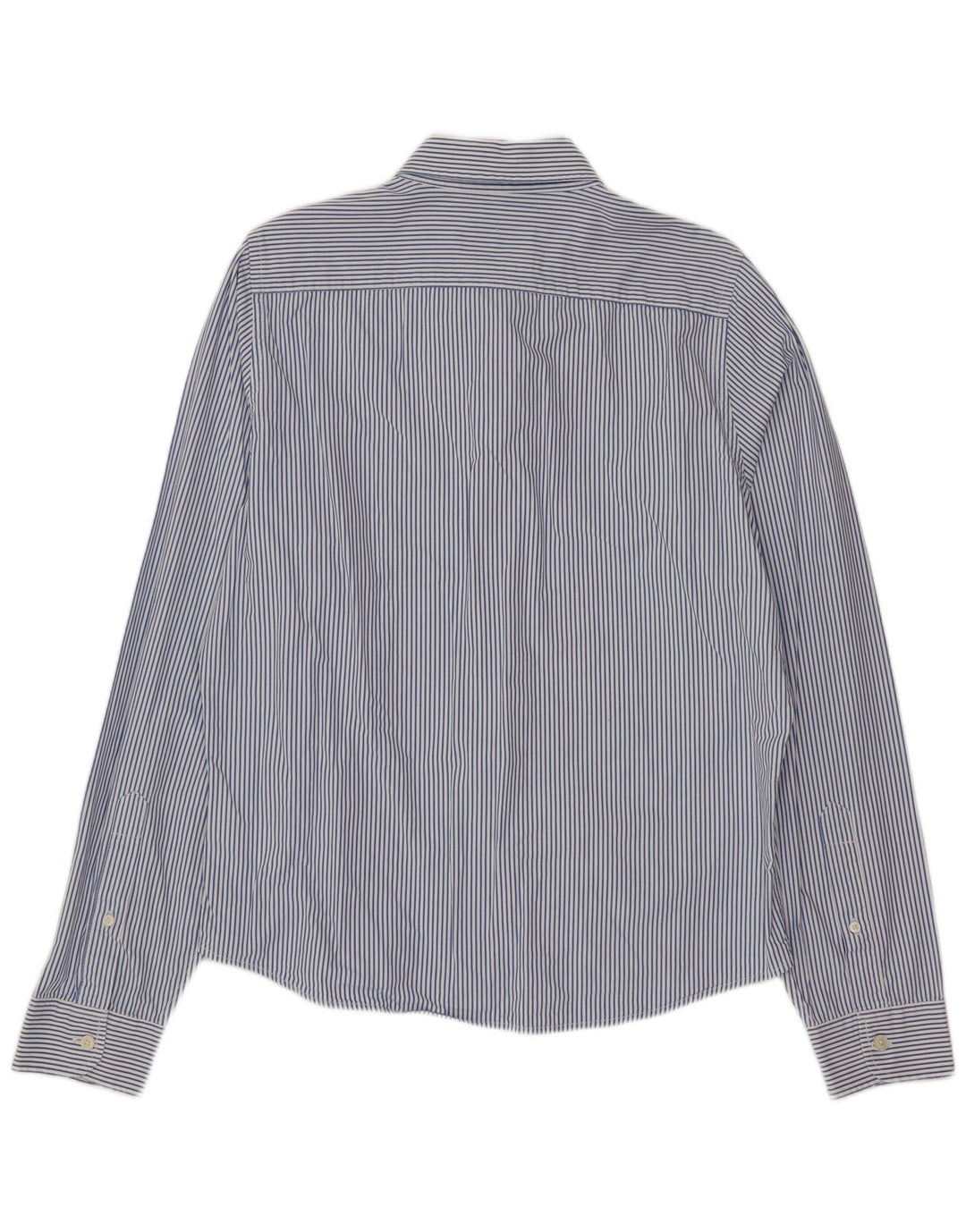 Koszula męska Hollister XL, niebieska, bawełniana w prążki