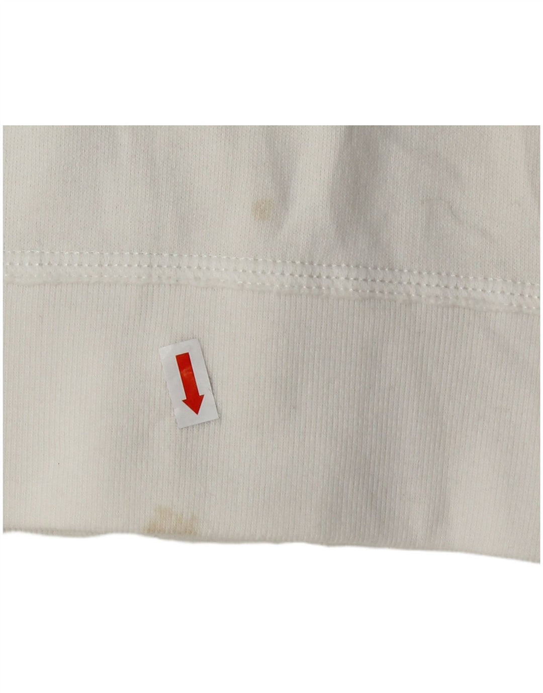 Damska kurtka dresowa HOLLISTER Graphic UK 14, duża, biała, bawełniana