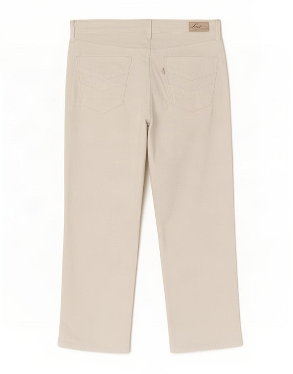 Damskie jeansy Levi's Demi Curve Classic Fit Capri US 10 Large W30 L20 White
