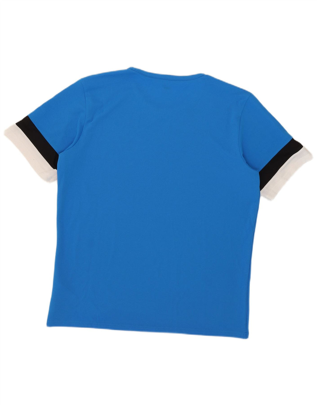T-shirt męski Puma, top XL, niebieski, poliester z blokami kolorów