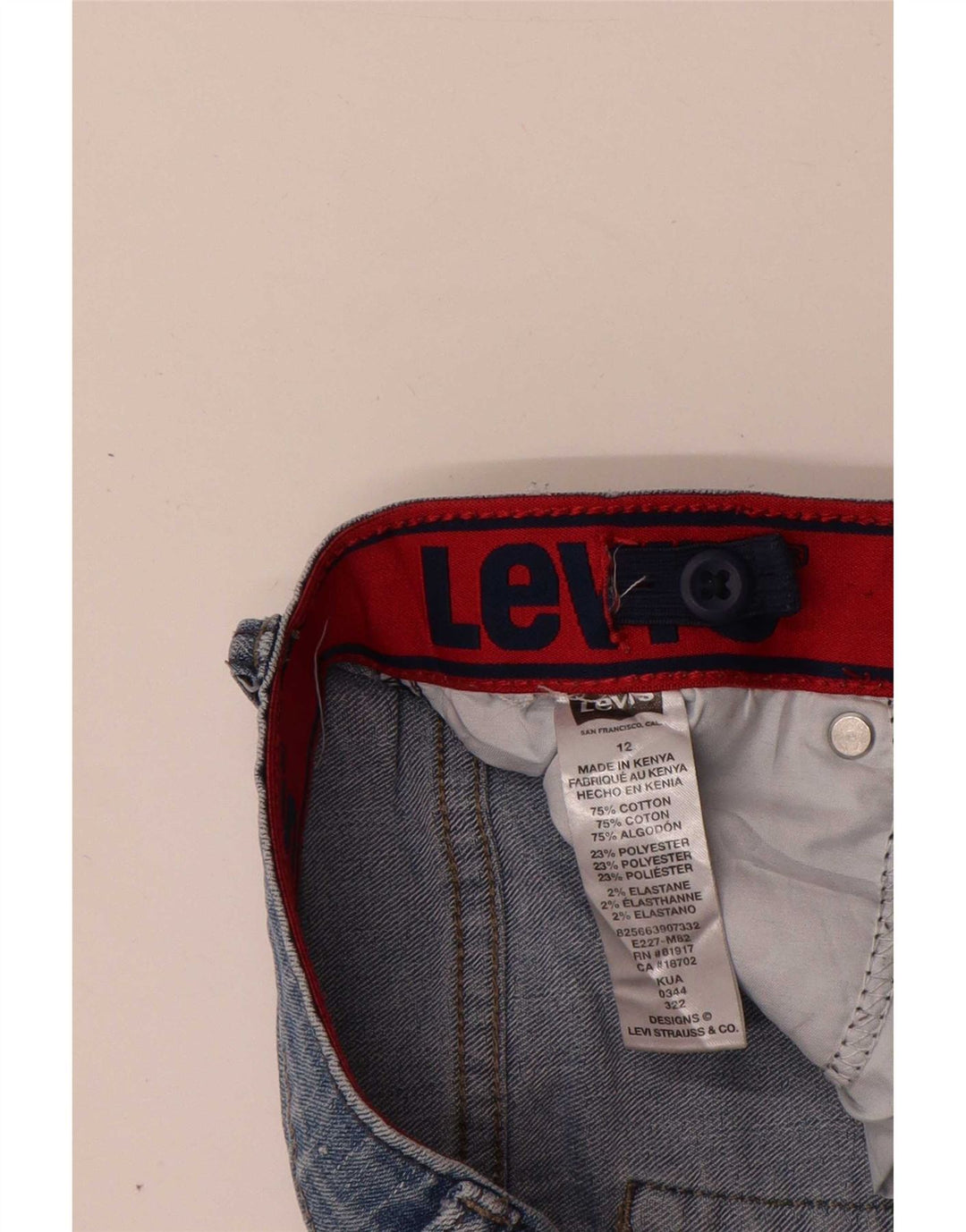 Levi's Boys 511 Slim Jeans 11-12 lat W24 L27 Niebieska bawełna