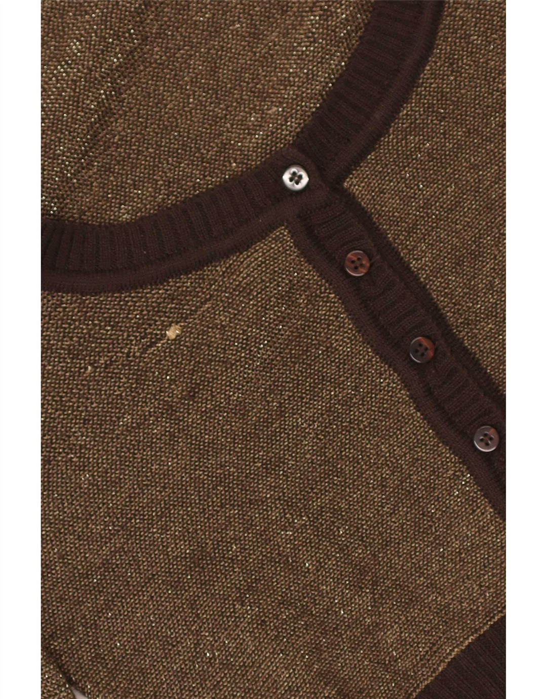 Damski sweter rozpinany Max & Co., UK 12, średni brąz, blok kolorów