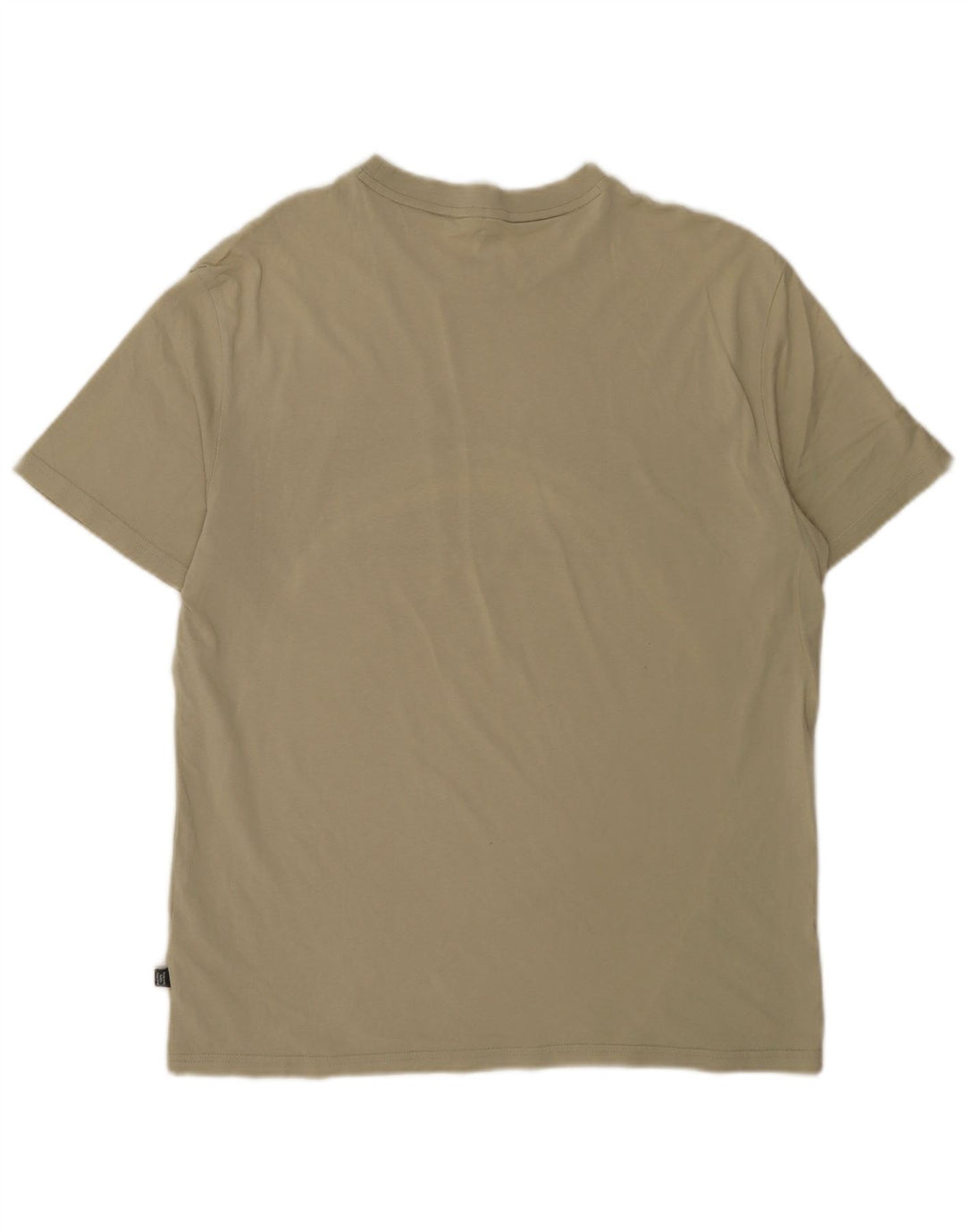 Męska koszulka z grafiką Puma, bawełniana, średnia khaki z blokami kolorów