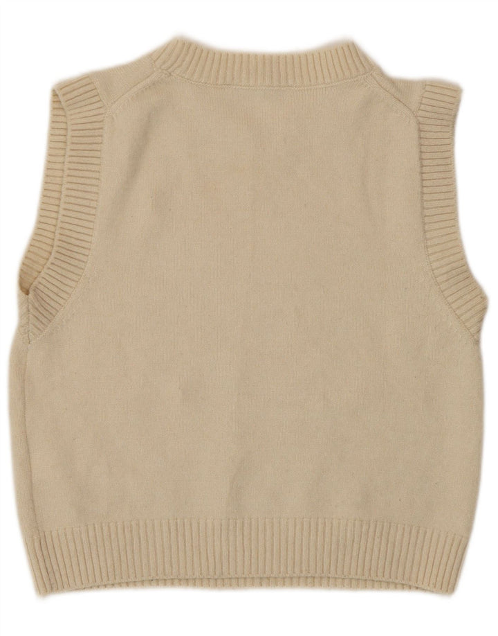 Damski podkoszulek Zara Crop Vest UK 14, średni, złamany biały poliester