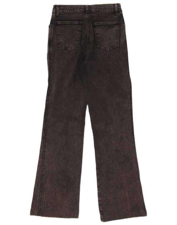 Bianca Maria Caselli Damskie jeansy Bootcut IT 42 Medium W27 L30 Czarna bawełna