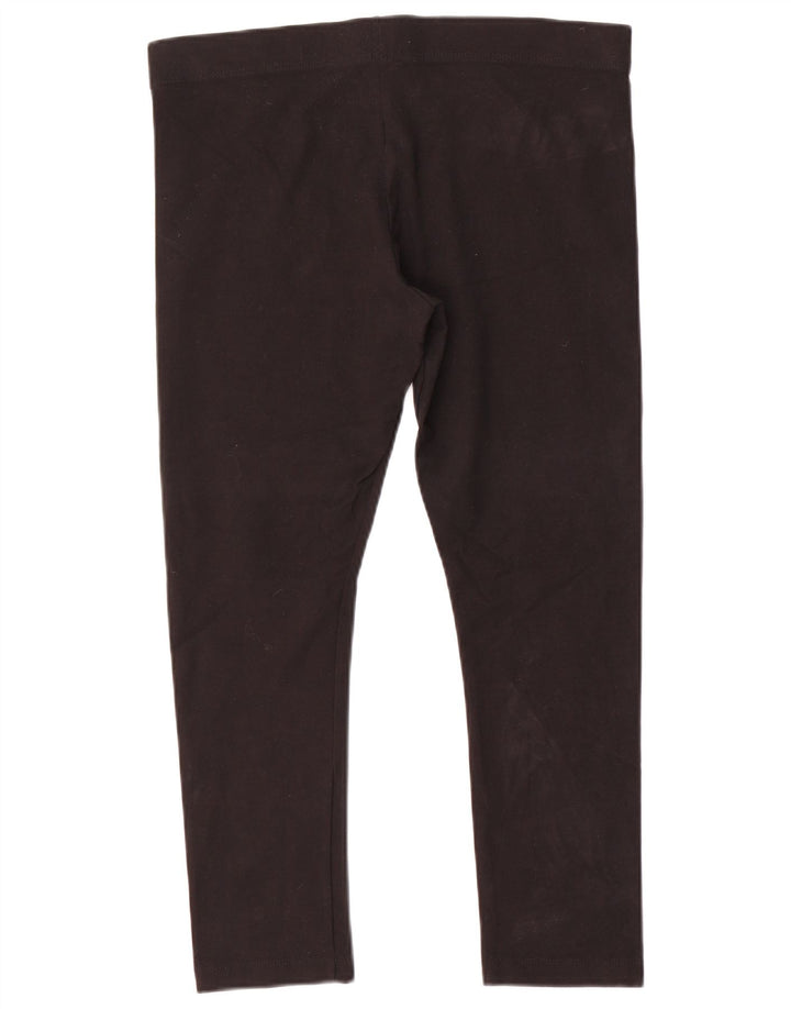 Damskie legginsy Dkny Crop UK 14, duże, czarne, bawełniane