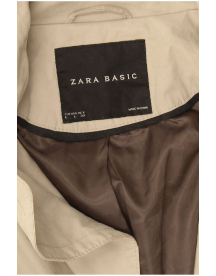 Trencz damski Zara UK 16, duży, beżowy