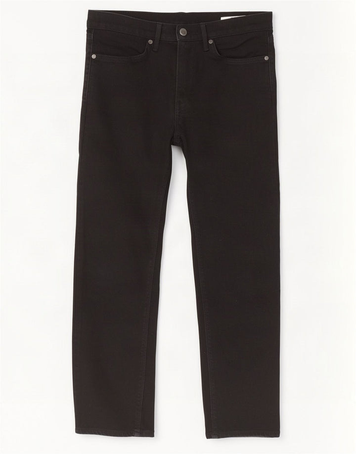 Marks & Spencer Męskie jeansy slim W34 L29 Czarne bawełniane