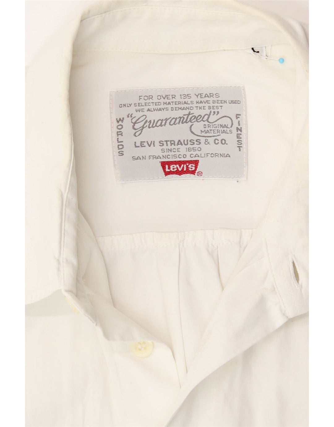 Koszula męska z krótkim rękawem Levi's, duża, biała