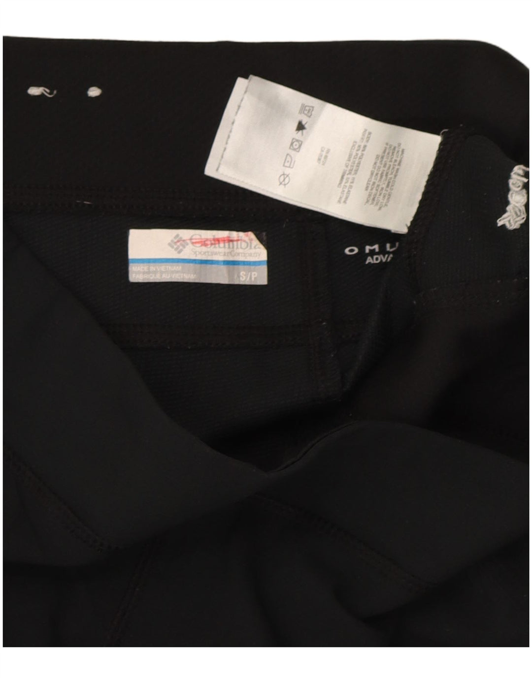 Damskie spodnie typu slim casual, Columbia, małe W27 L27, czarny poliester