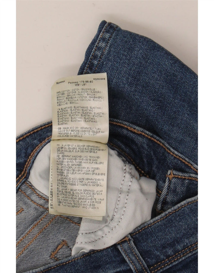 WRANGLER Męskie proste dżinsy o regularnym kroju W32 L32 Niebieskie, bawełniane