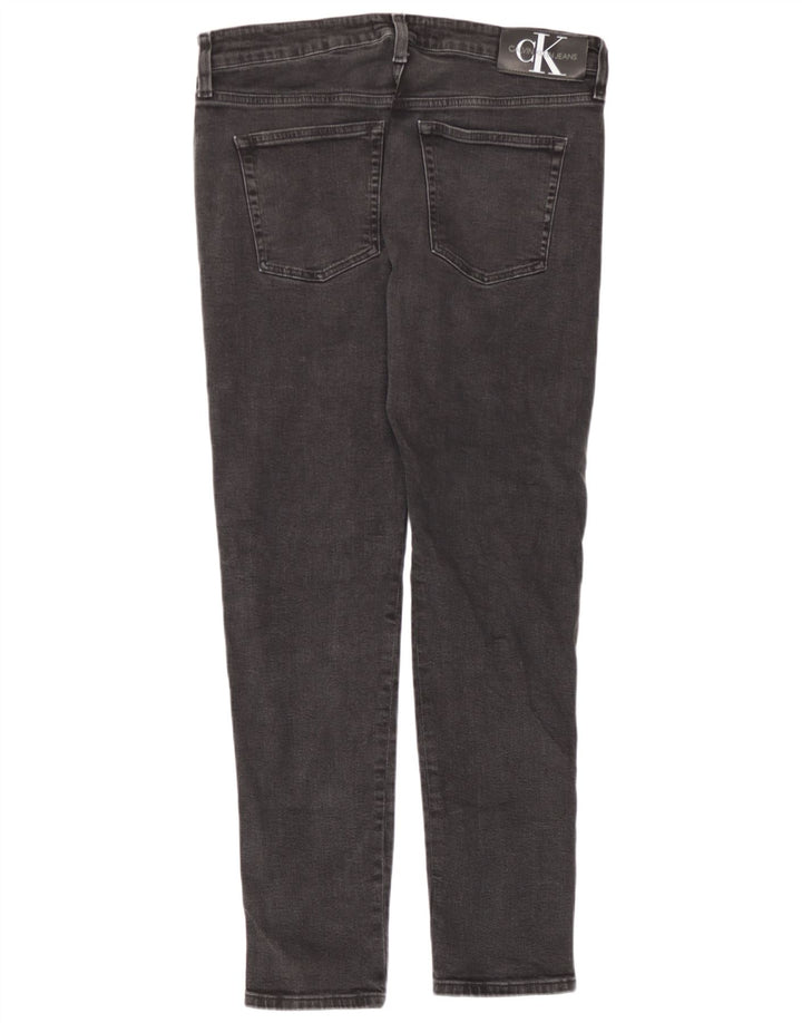 Męskie jeansy Calvin Klein Graphic Slim W34 L32 Szara bawełna