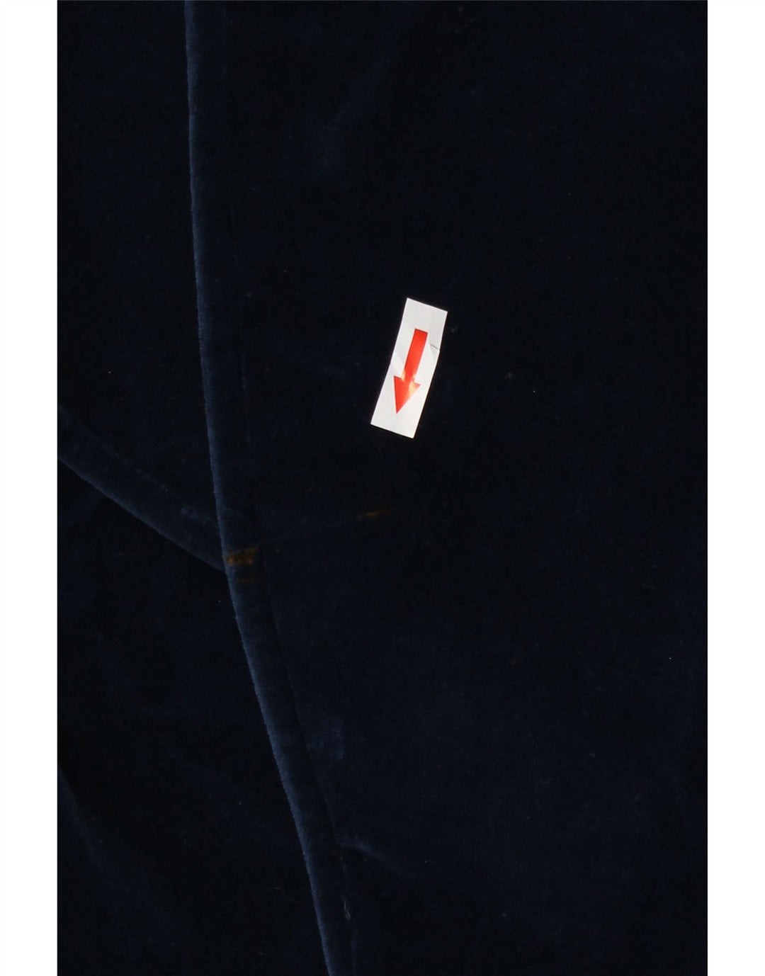 Vintage damska aksamitna marynarka UK 12, średni granat